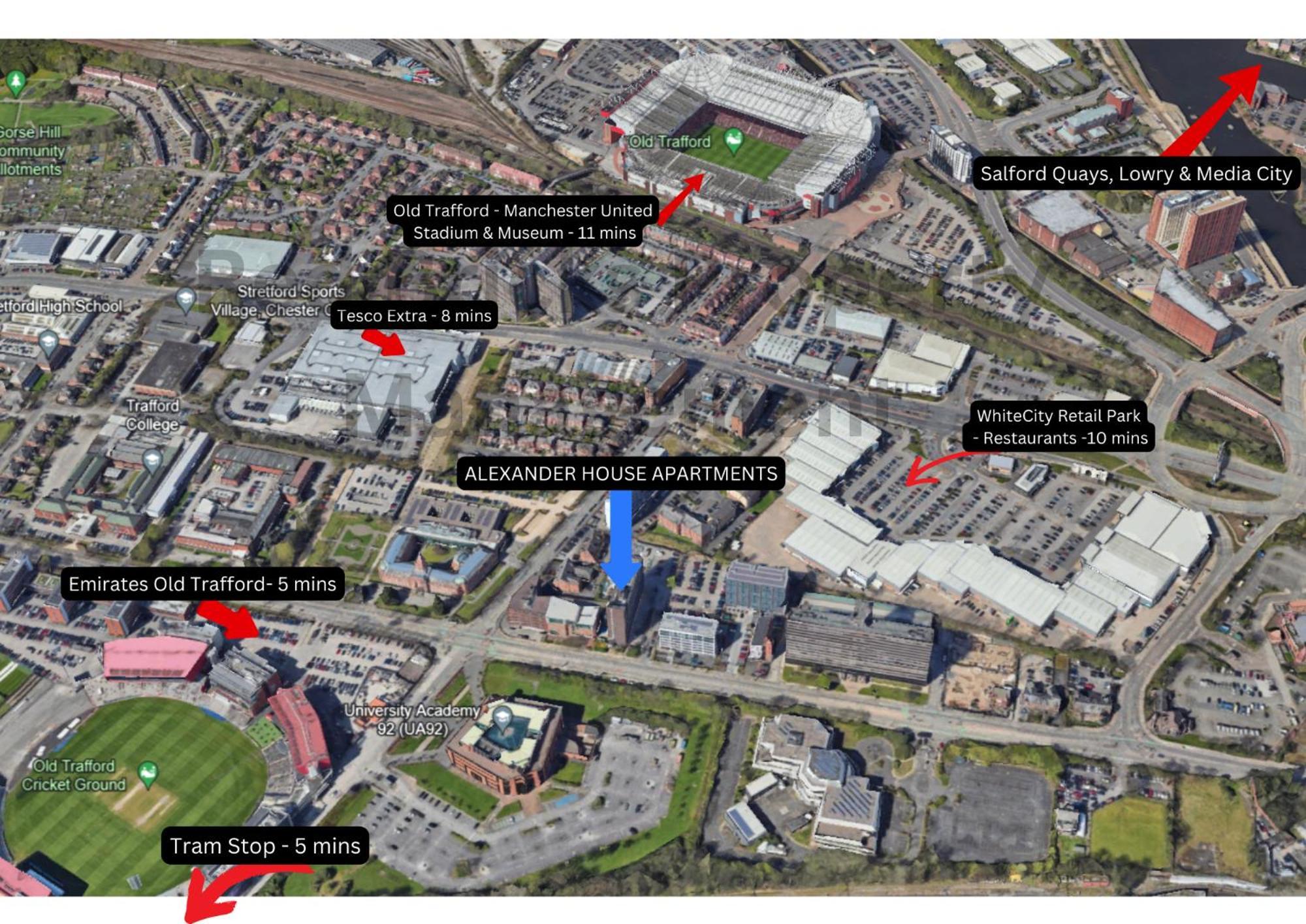 Chic Luxury Apartment Near Old Trafford Stadiums Manchester Exterior photo